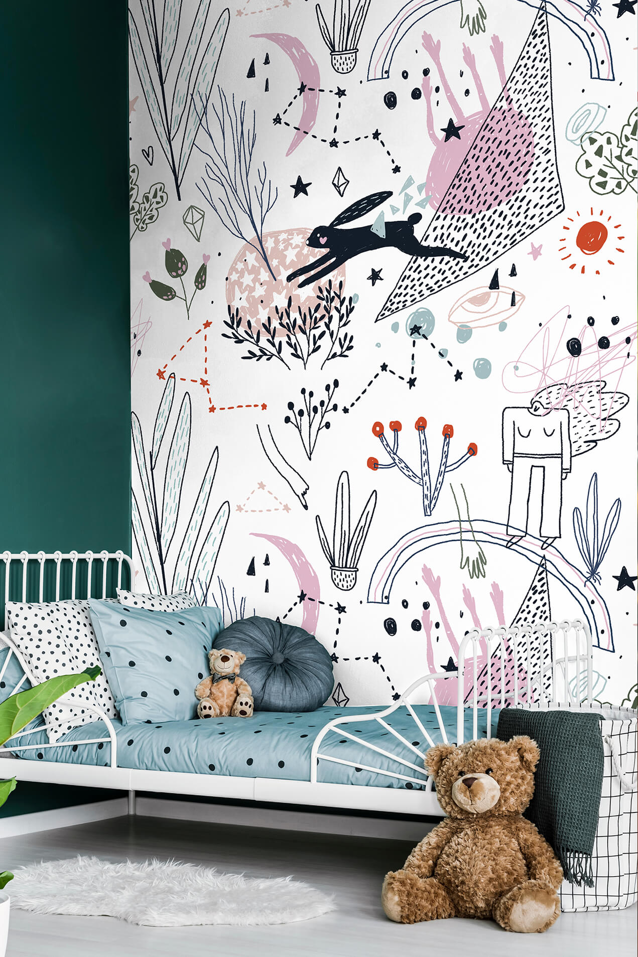 Bunny Imaginary World Daydream Wallpaper