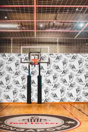 N31 Black and White Sport Urban Sneakers Public Spaces Wallpaper