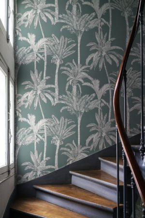 Wallpaper N42 Elegant Palm Trees Public Spaces