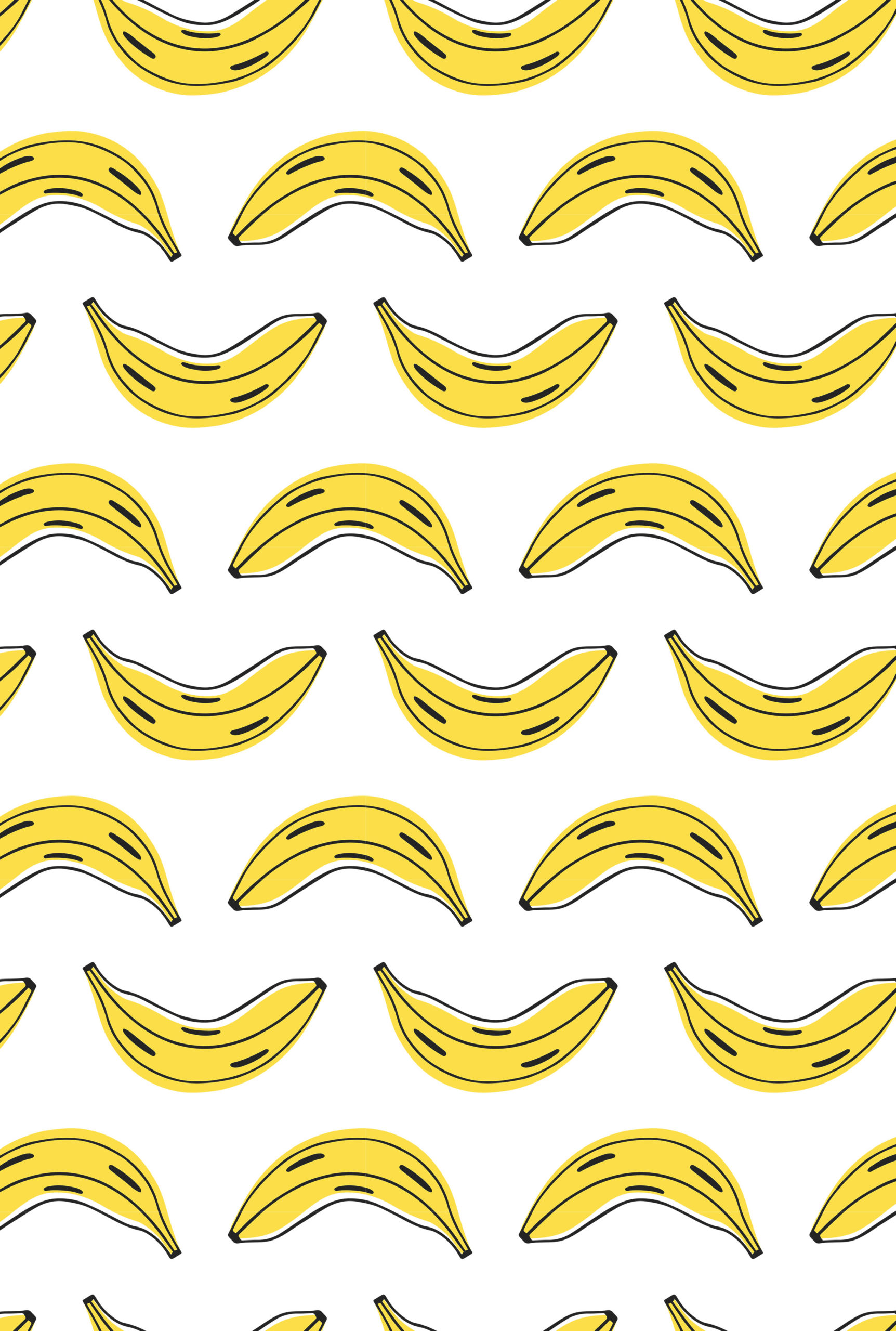 Colorful Yellow Pattern Bananas Pop Art Wallpaper N85 Colorful Yellow Pattern Bananas Pop Art Wallpaper N85