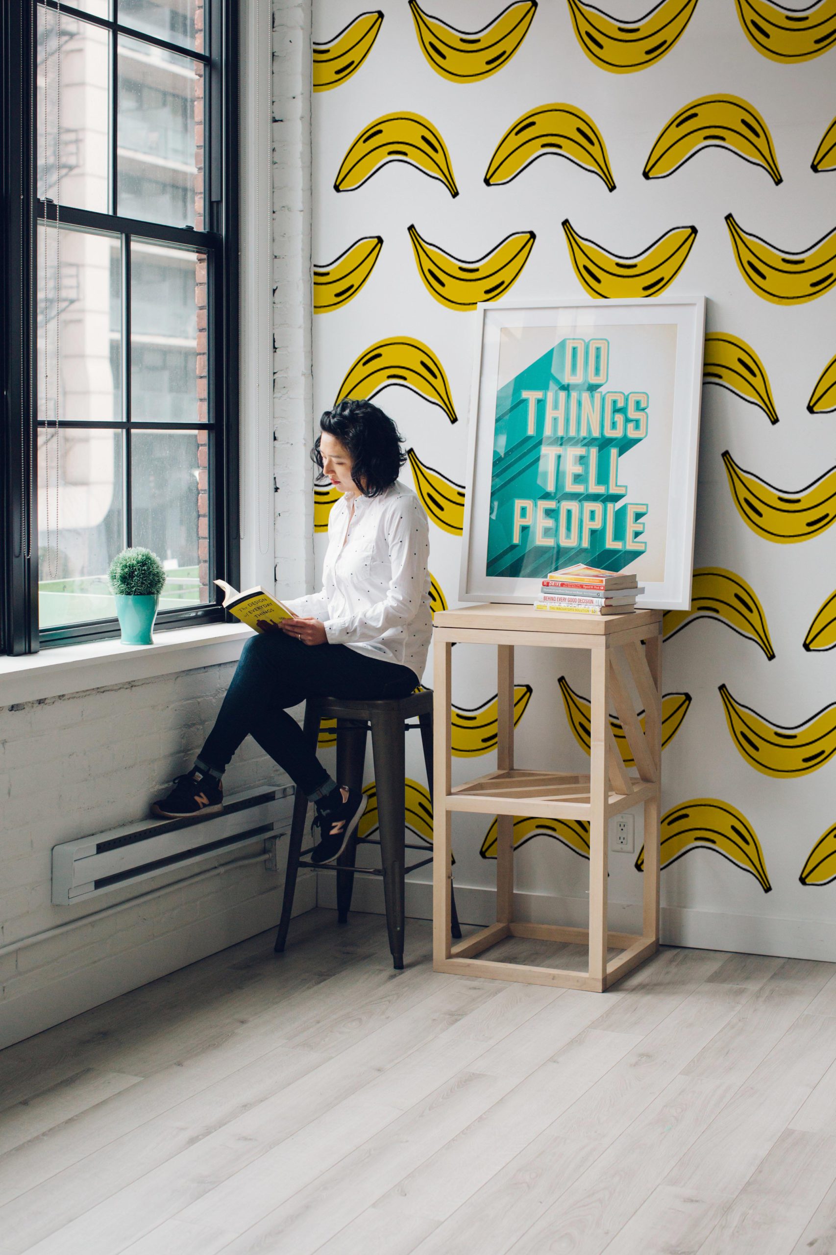 Colorful Yellow Bananas Pop Art Yellow Public Spaces Wallpaper N85 Colorful Yellow Bananas Pop Art Yellow Public Spaces Wallpaper N85