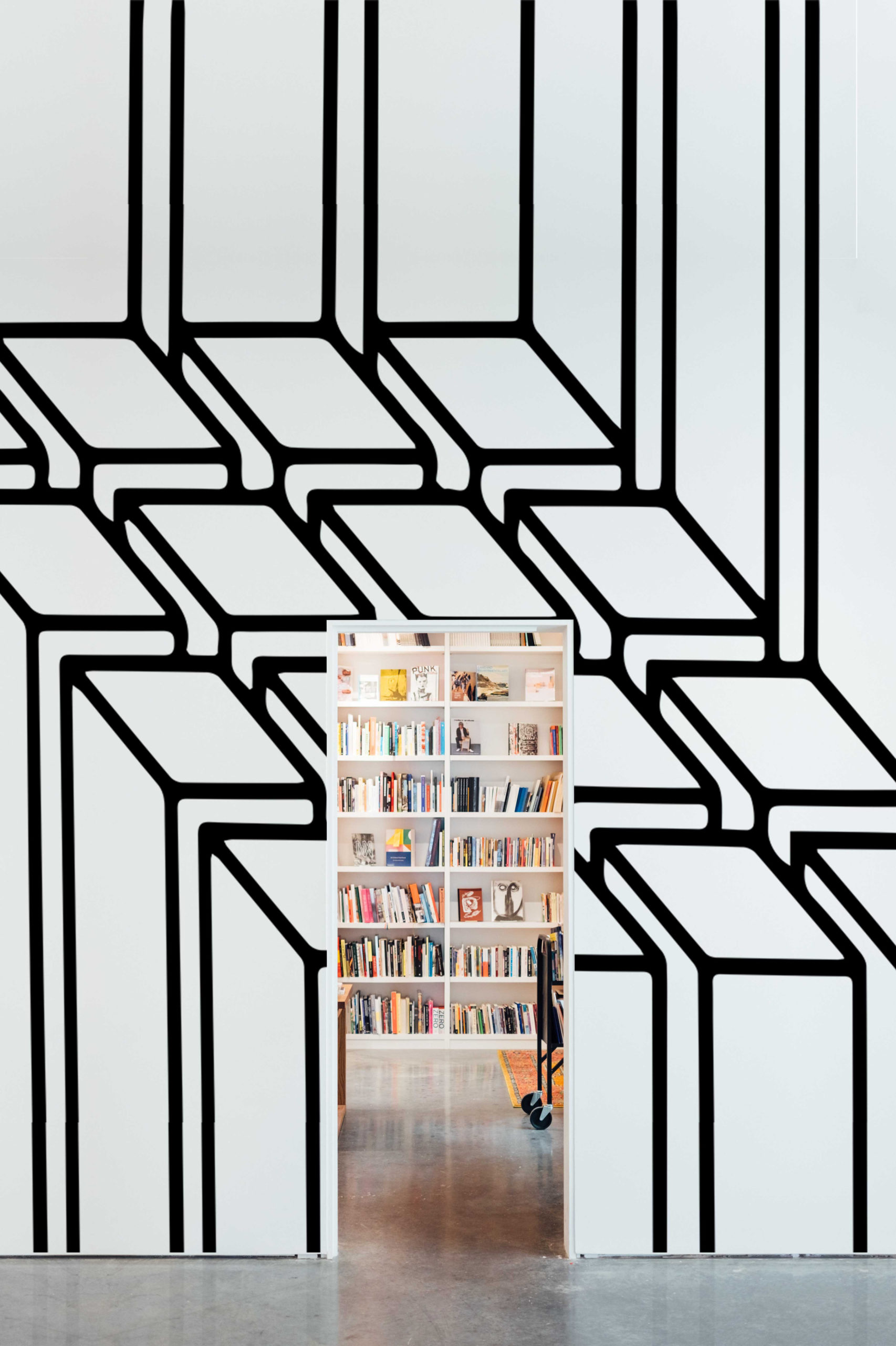 Wallpaper n°66 Contemporary Black and White Optical Illusion Wallpaper No. 66