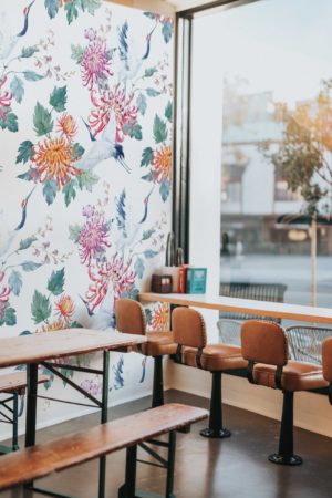 Wallpaper n°81 Birds in a flowery setting