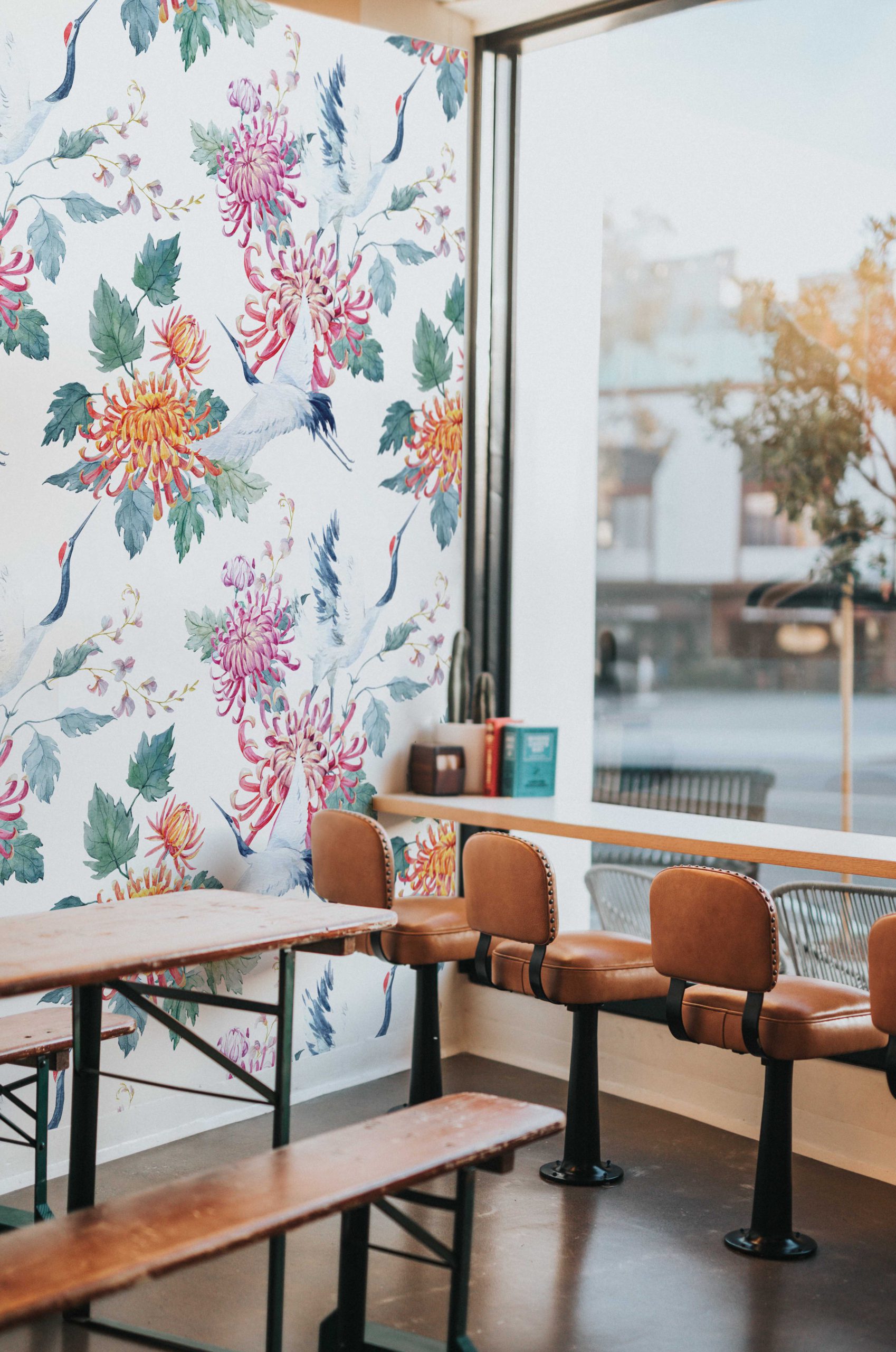 Wallpaper n°81 Wallpaper n°81 Birds in a flowery setting