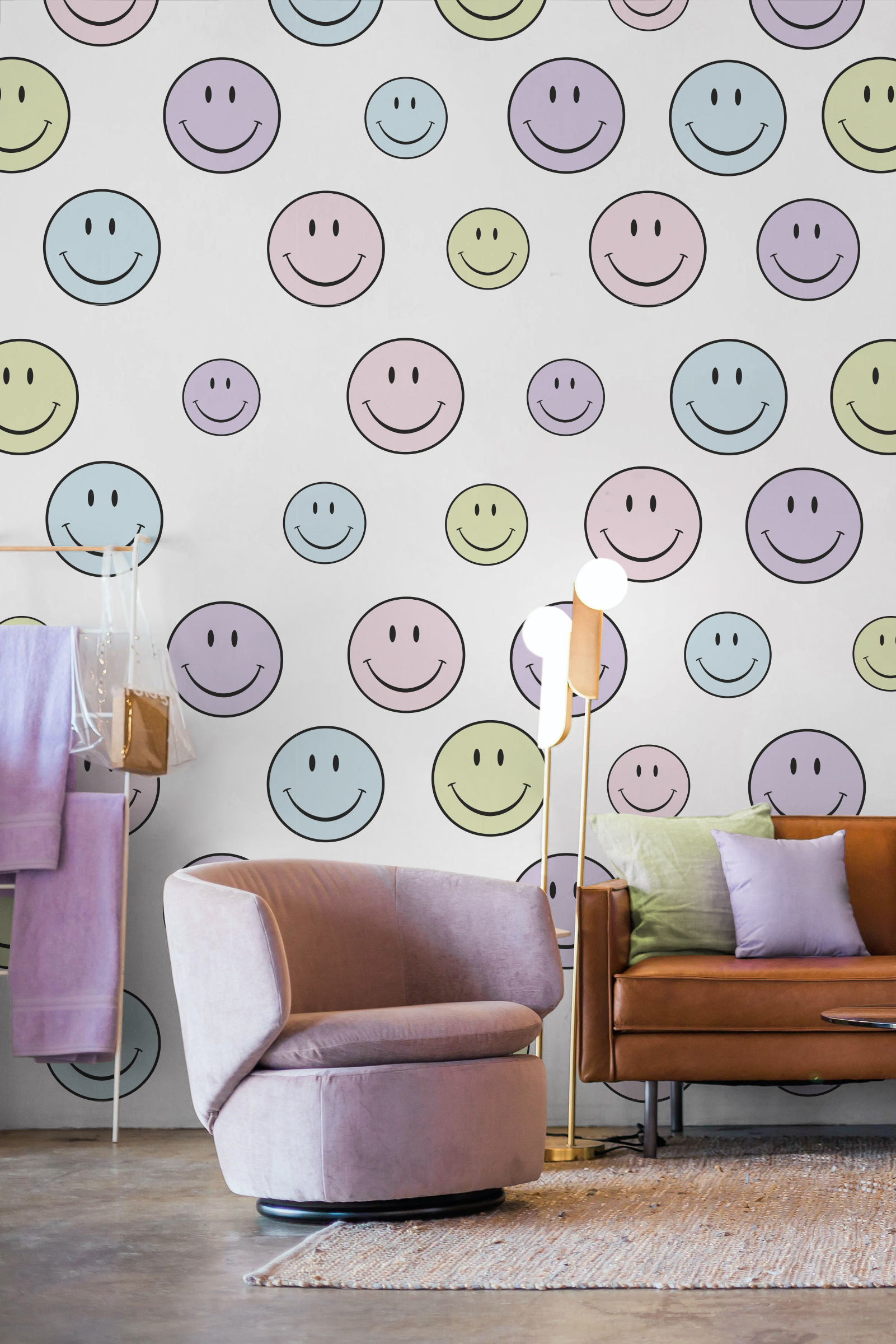 Wallpaper n°95 Wallpaper n°95 Smile Multicolor