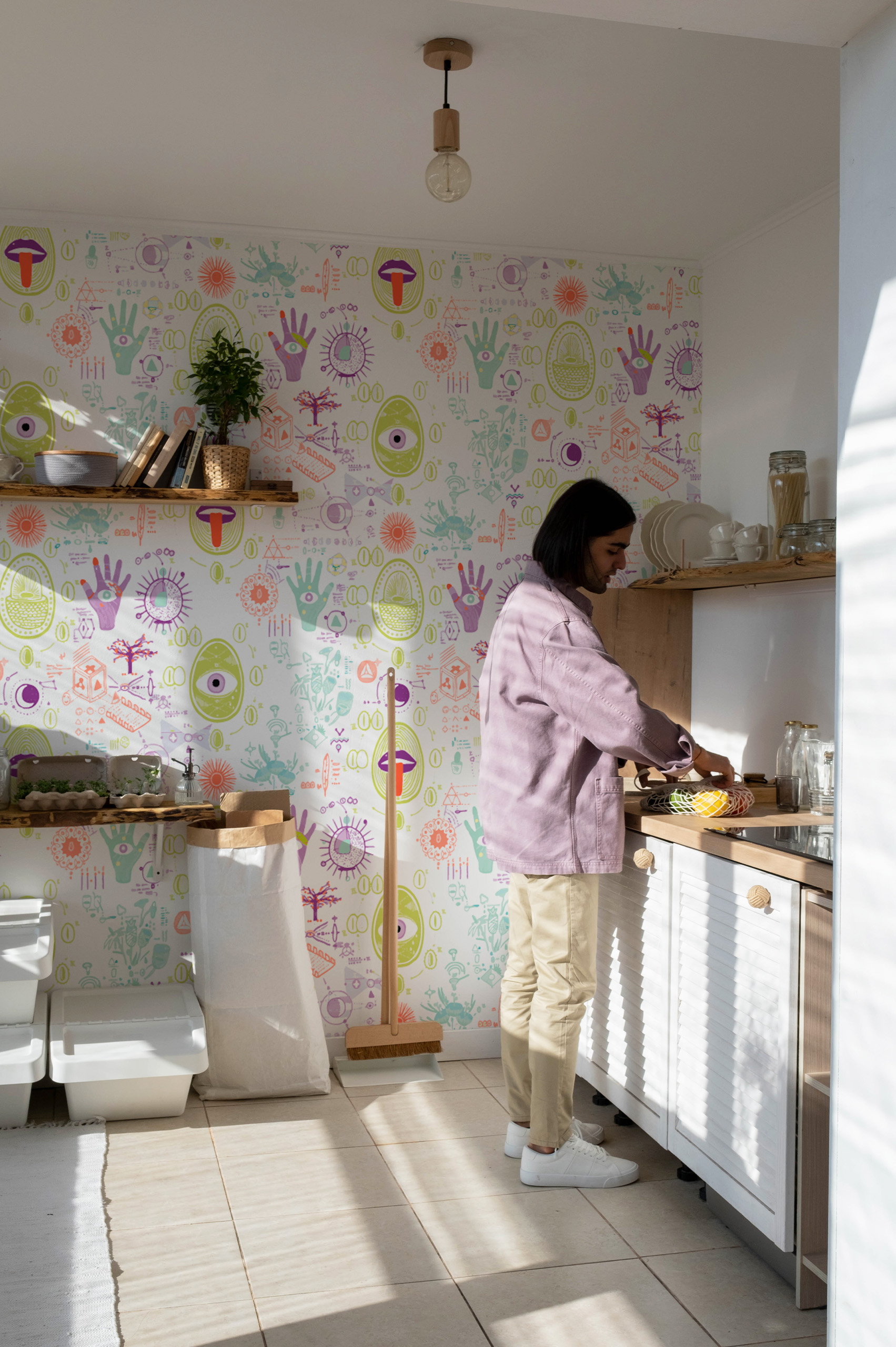 colorful wallpaper, drawing, psychedelic