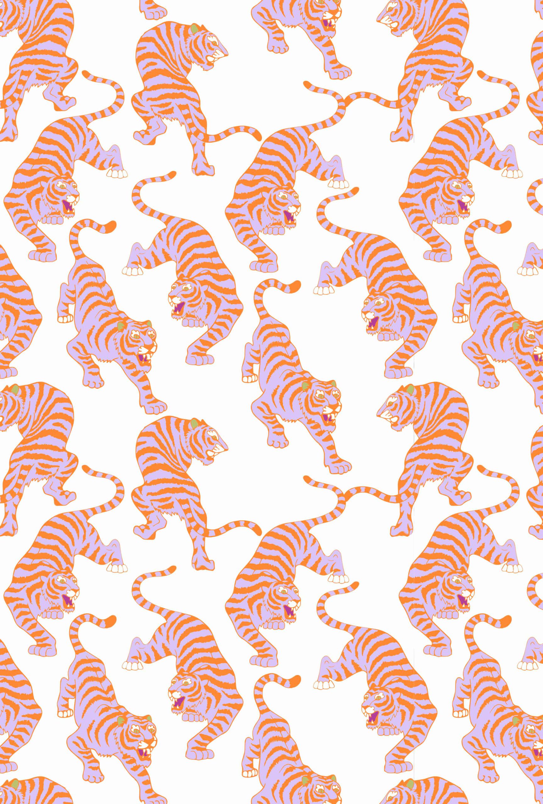 Wallpaper No. 113 Tiger Pop