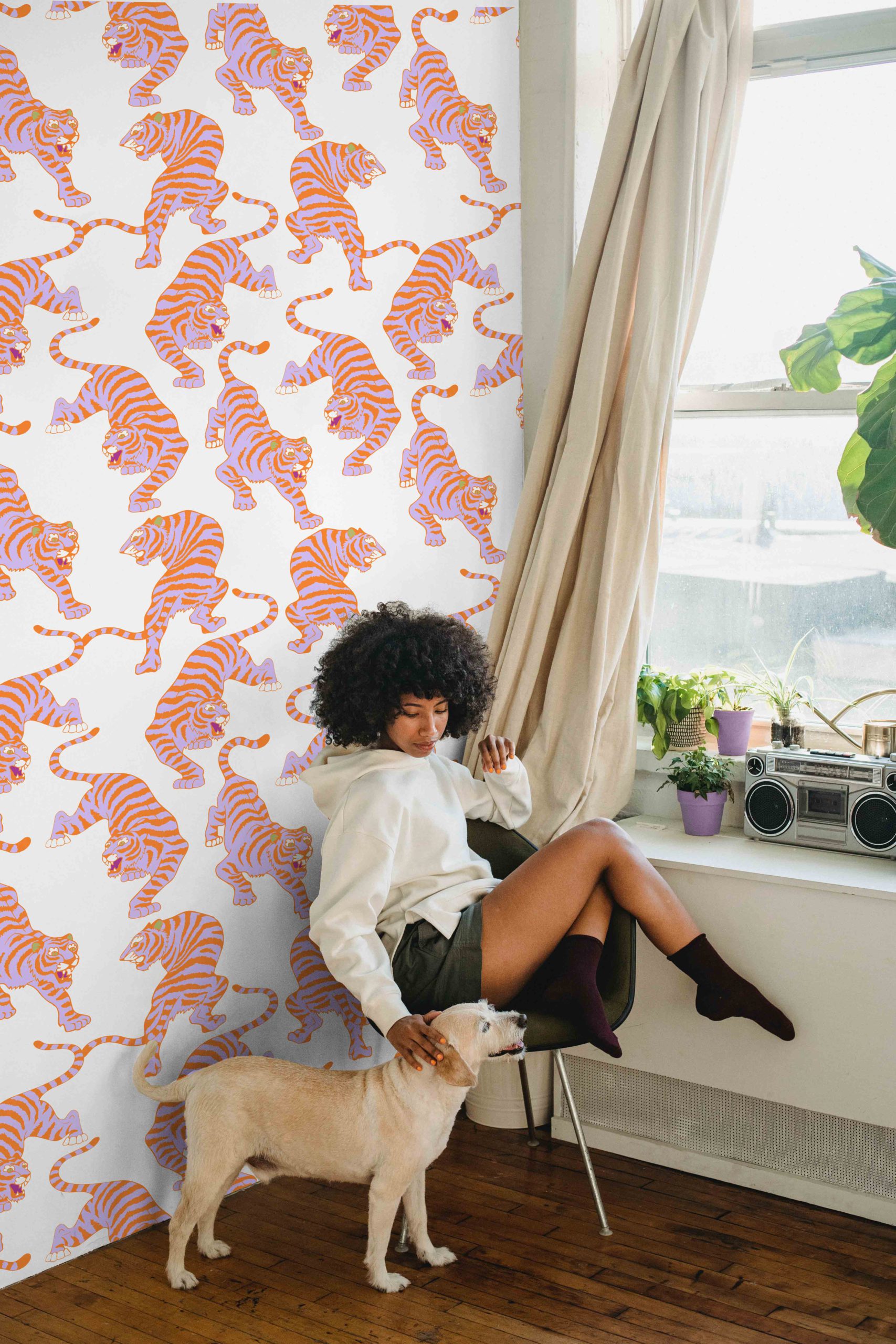 Wallpaper No. 113 Tiger Pop Chinese New Year