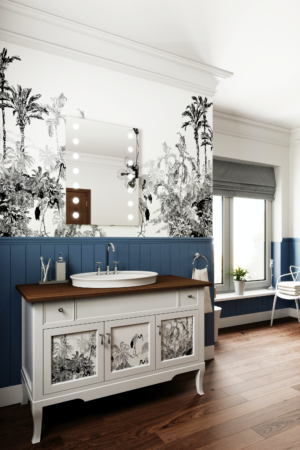 Wallpaper n°114 Birds ibis Bathroom