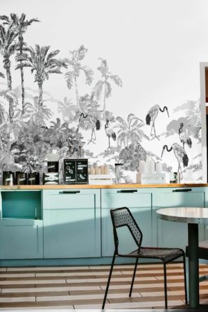 Wallpaper n°114 Birds Ibis black and white