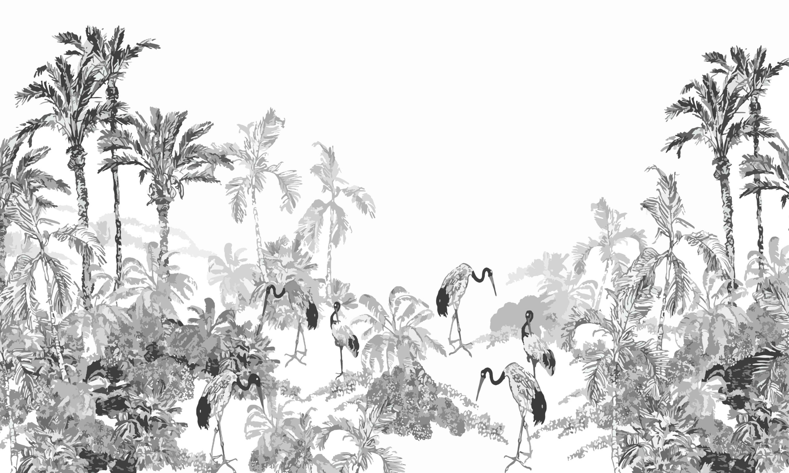 Wallpaper n°114 Birds ibis motif