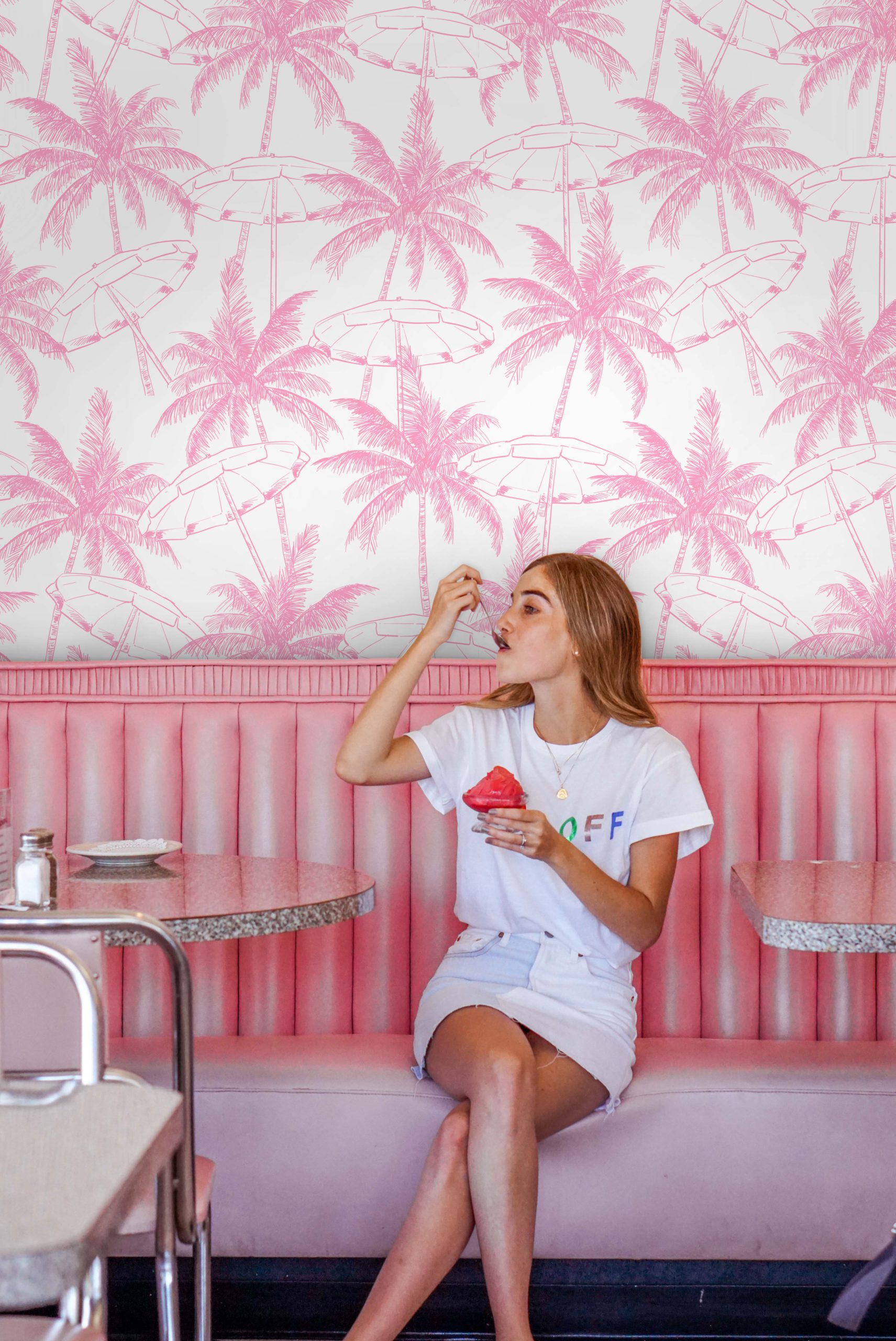 Wallpaper n°123 pink coconut tree