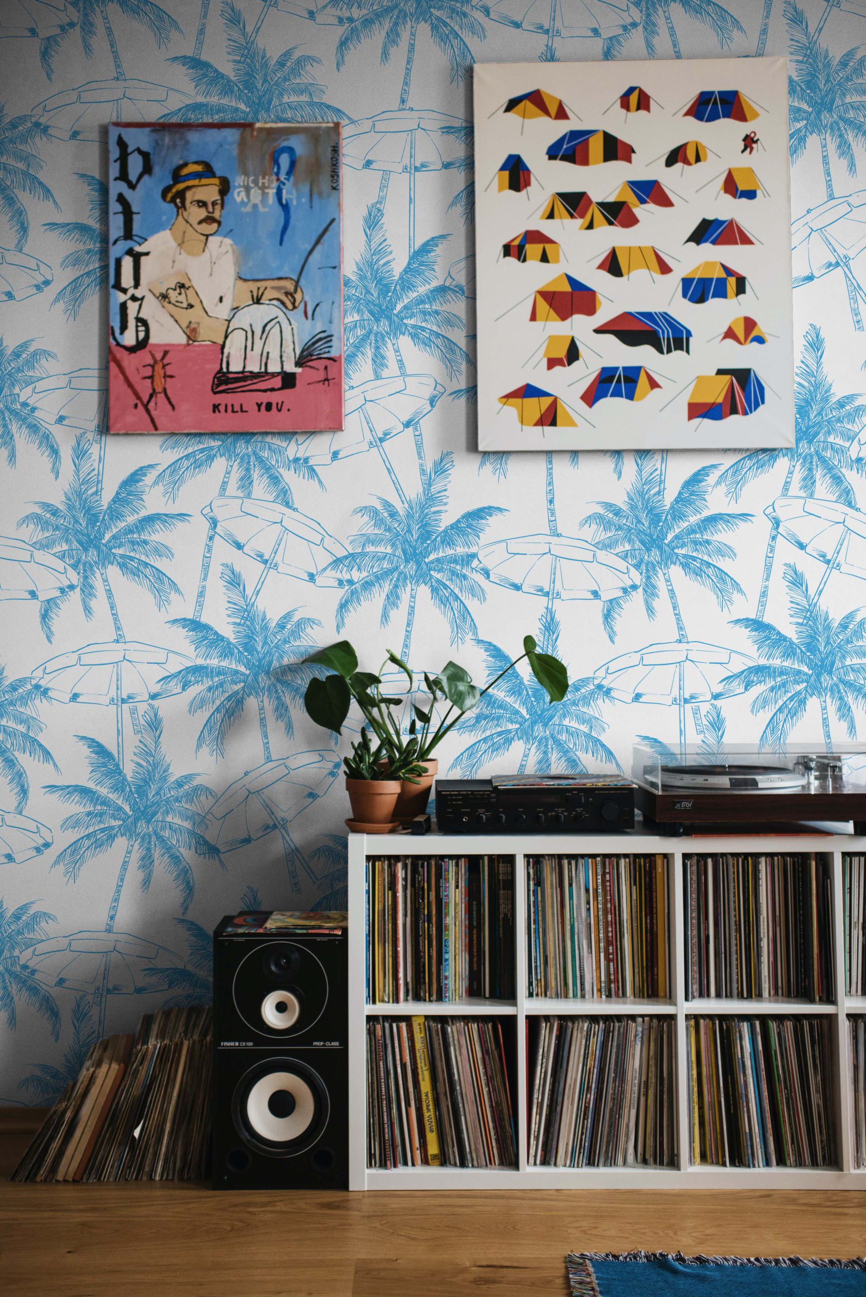 n133 Wallpaper nยฐ133 blue coconut tree