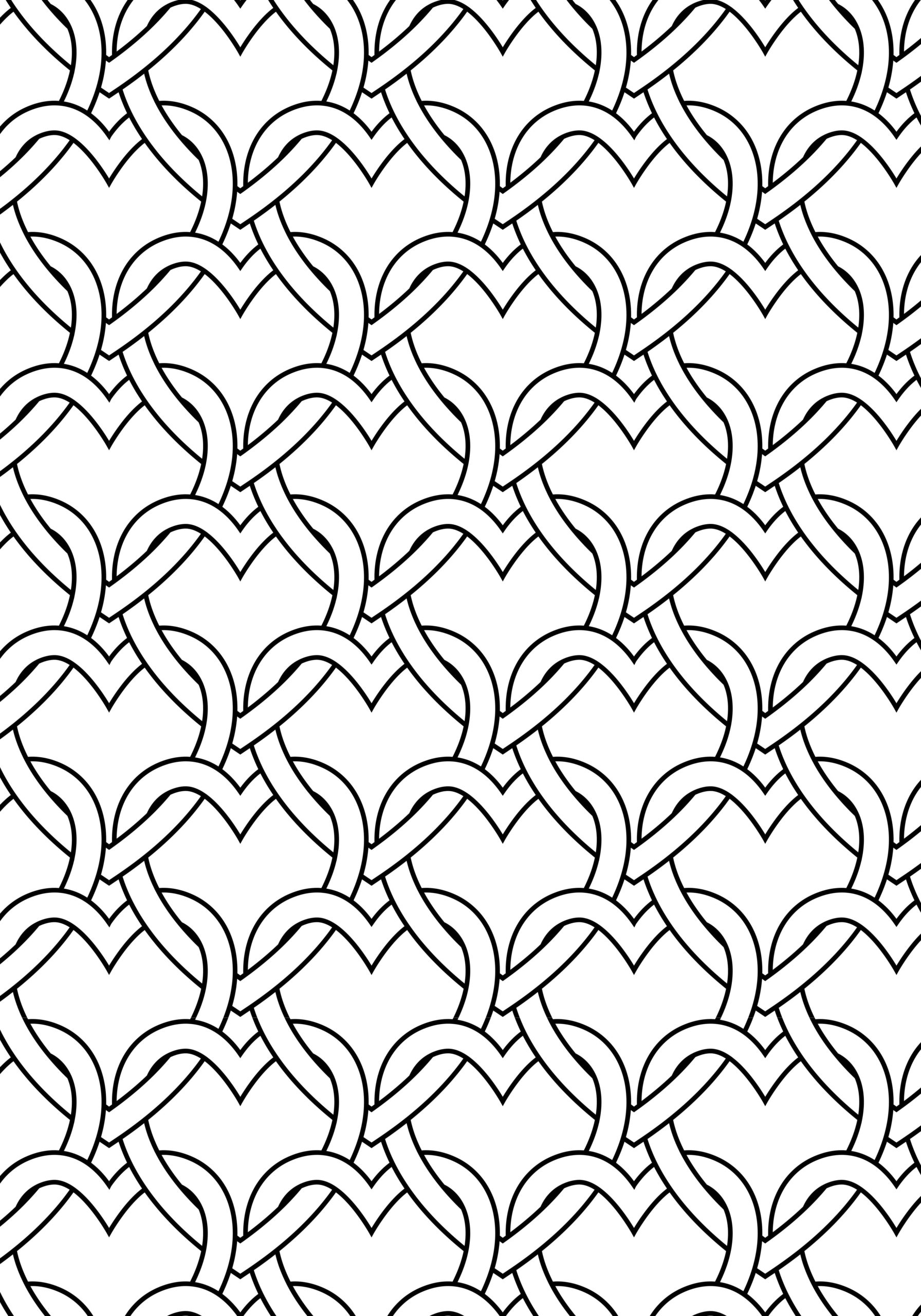 n151_M Chained Hearts Wallpaper