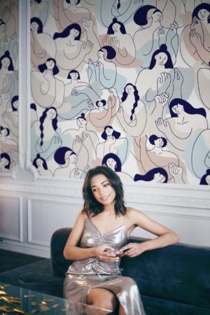 Women's wallpaper, pastel colors