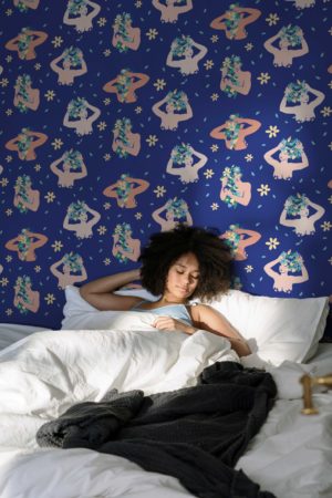 Women Wallpaper, Ornament, Flowers