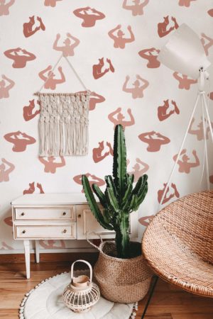 Female Hair Silhouette Wallpaper