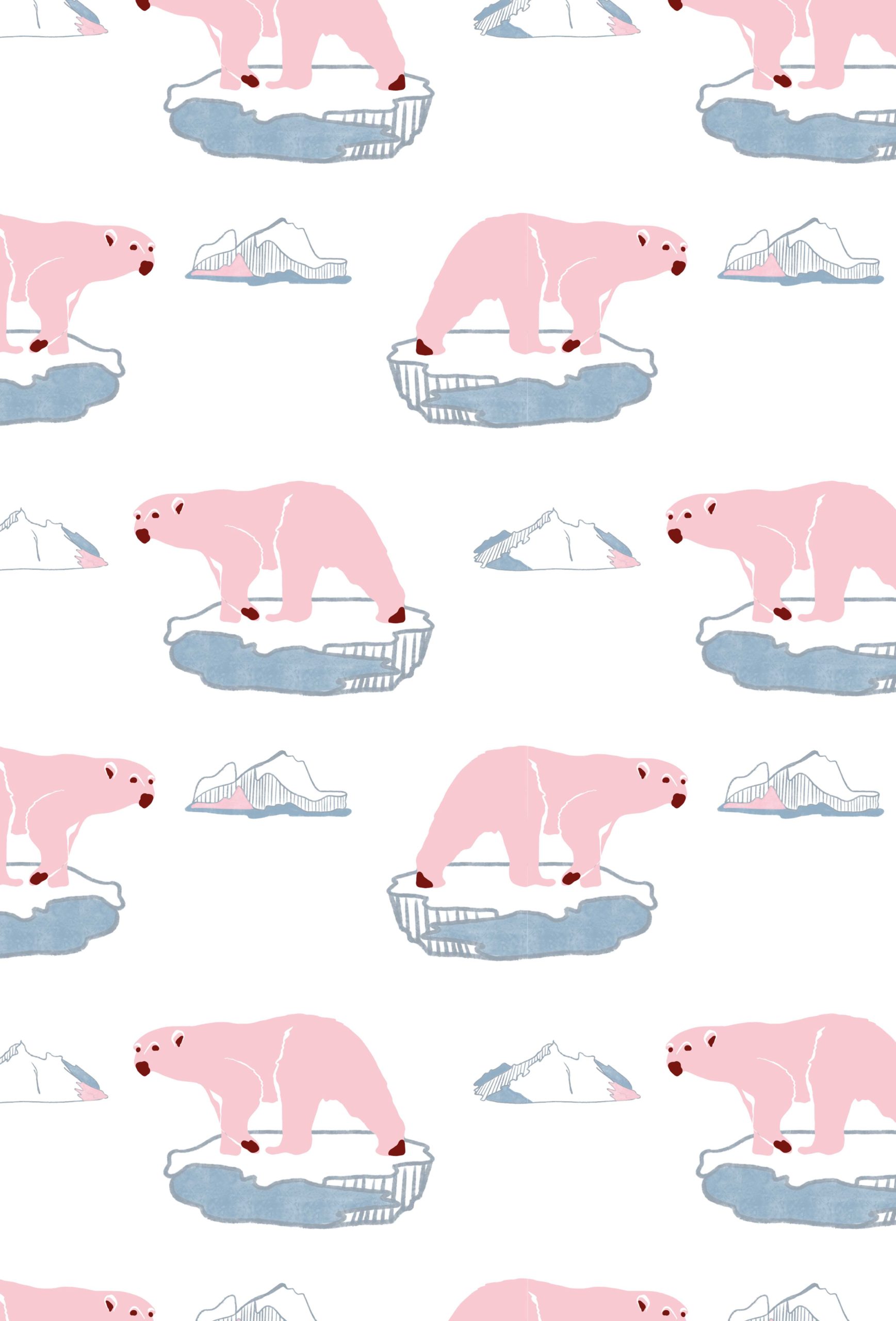 n171_M Pink Pop Bear Wallpaper