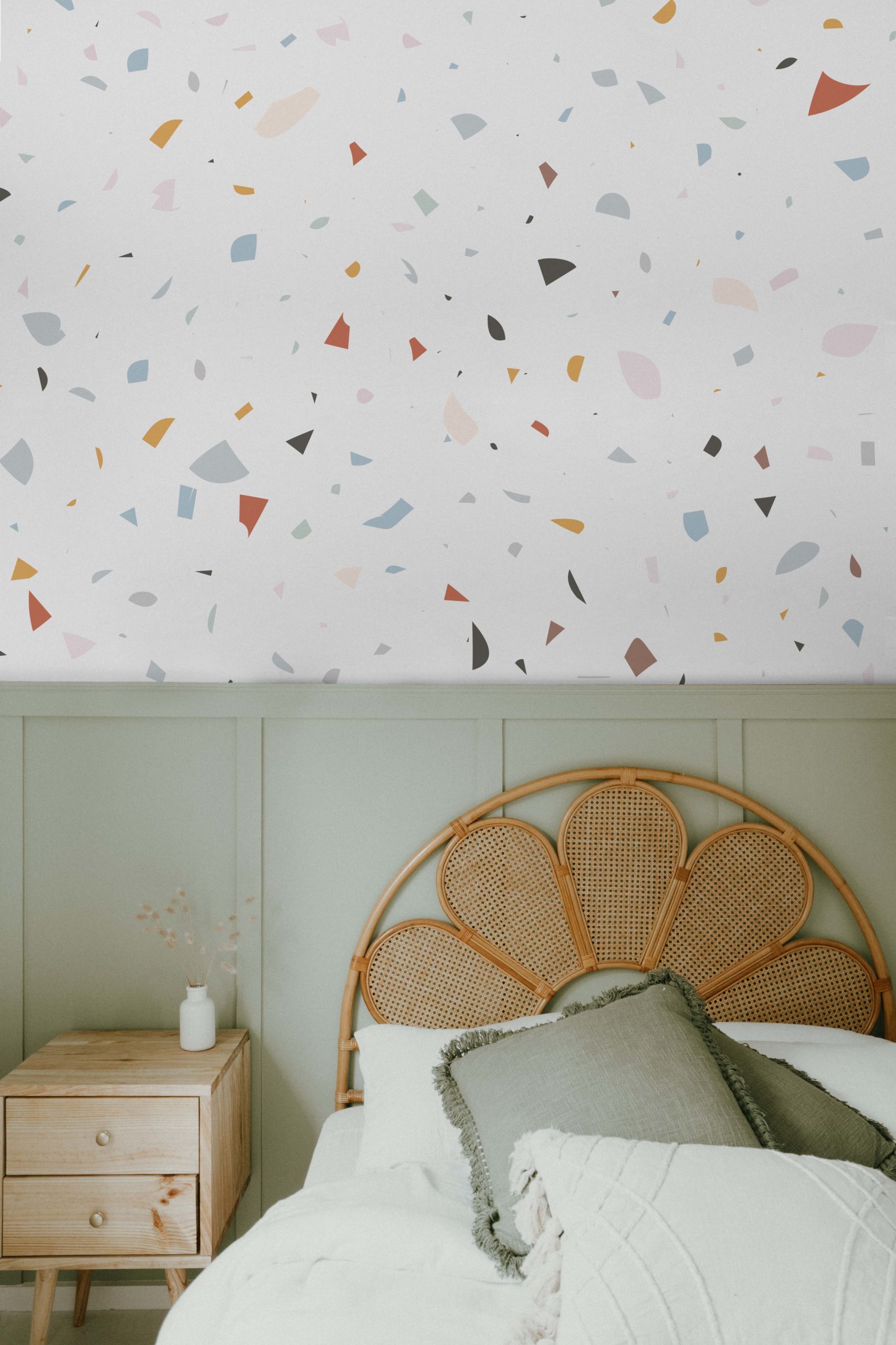 N174 Terrazzo Pop Colorful Multicolor Pretty Bedroom N174 Terrazzo Pop Colorful Multicolor Pretty Bedroom