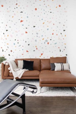 N174 Terrazzo Pop Colorful Multicolor Living Room