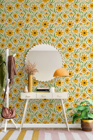 Suzanne Orange Flower Plant Wallpaper