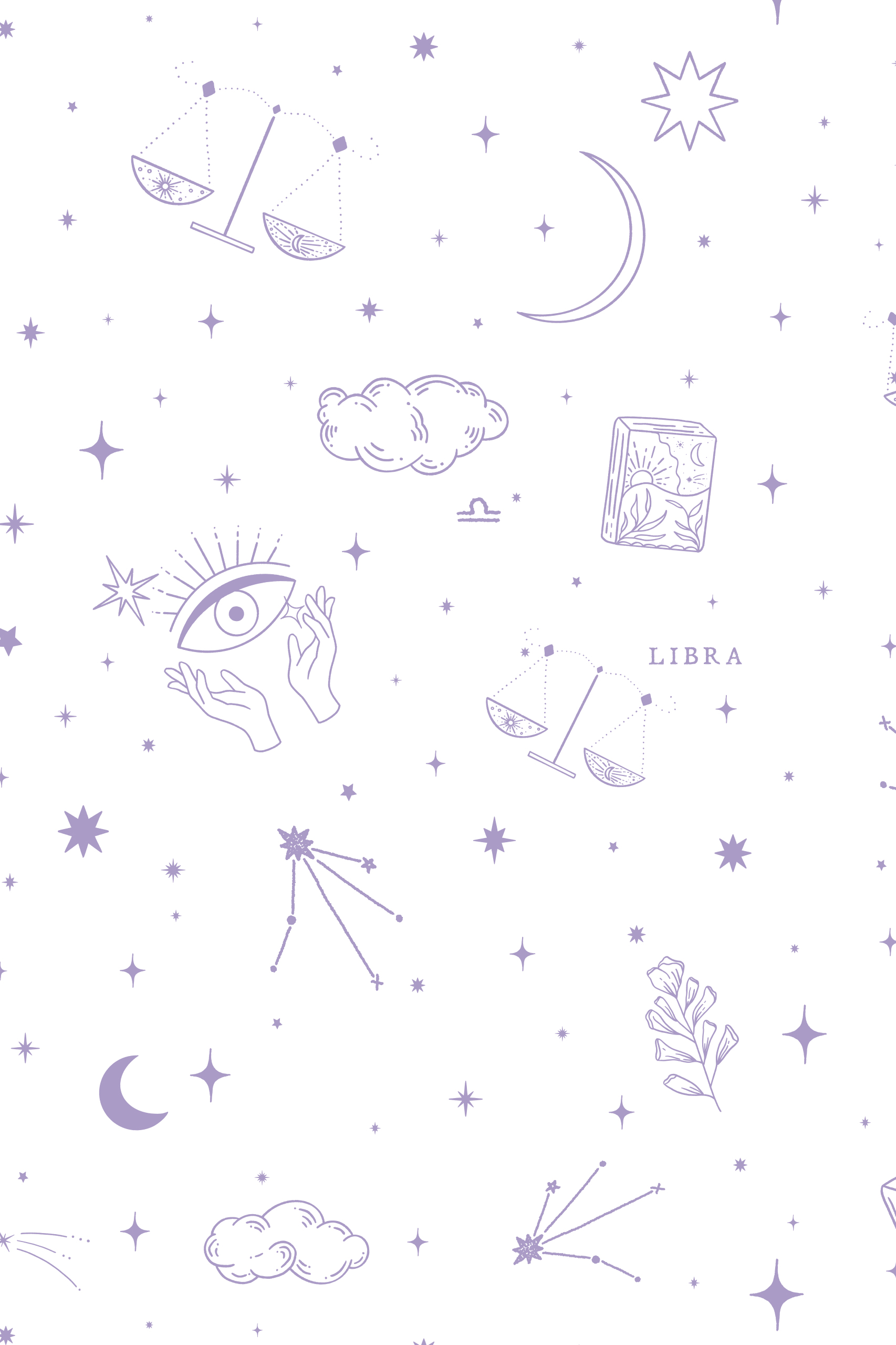 Purple Libra Star Sign Wallpaper N190 Pattern Purple Libra Star Sign Wallpaper N190 Pattern