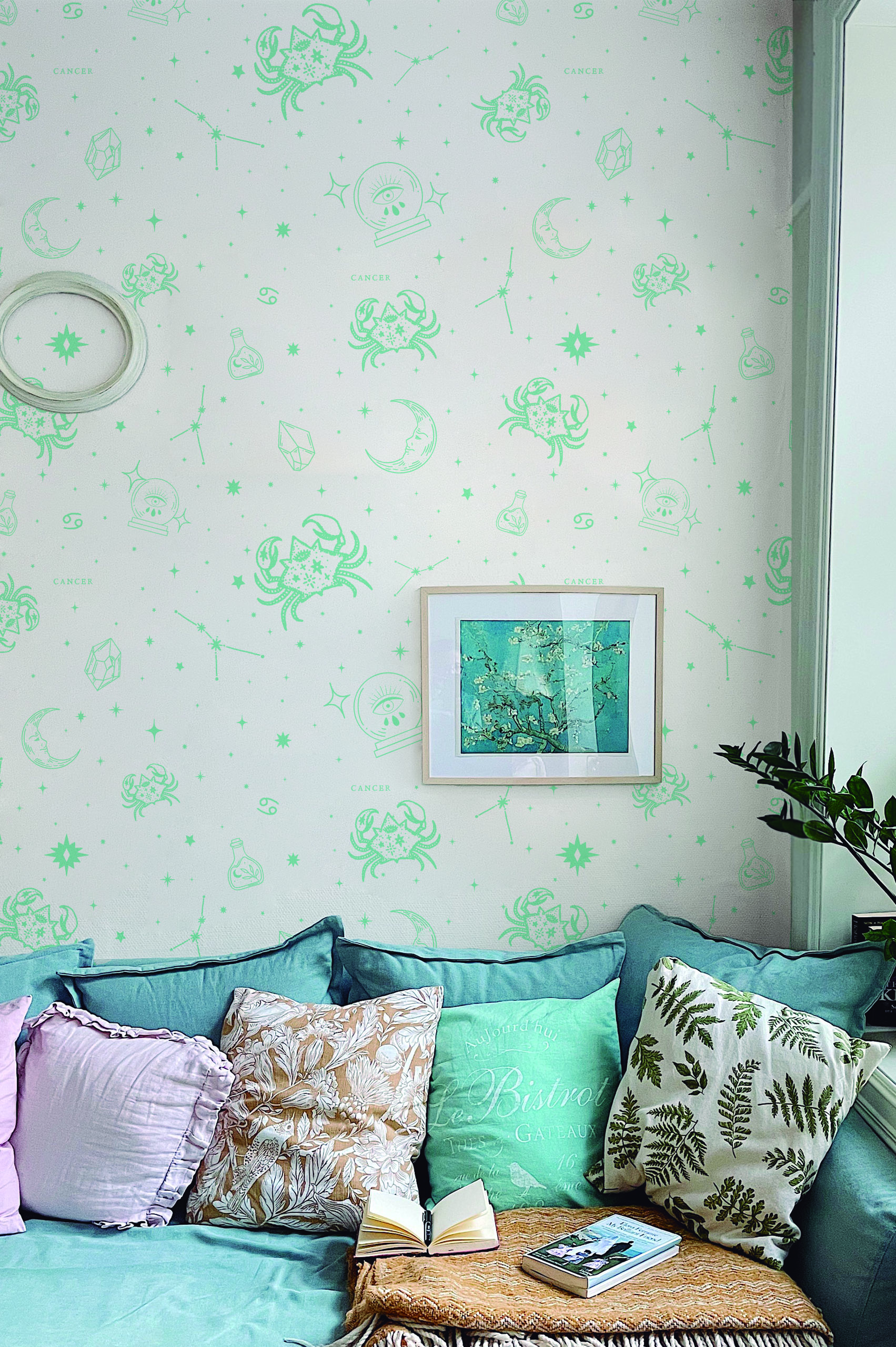 N194-2 Cancer Astro Sign Wallpaper