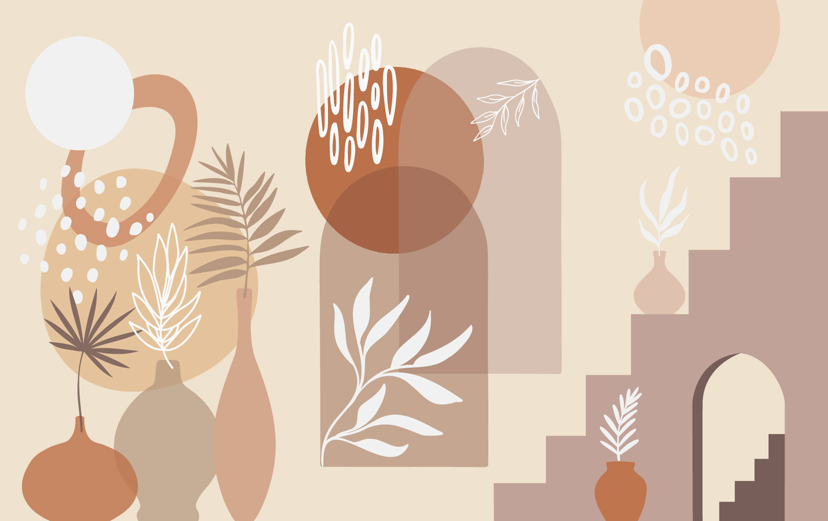 N205 n205-amphora-terracotta-wallpaper