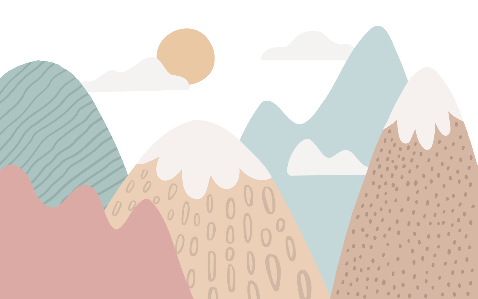 N225 Icy Mountains wallpaper