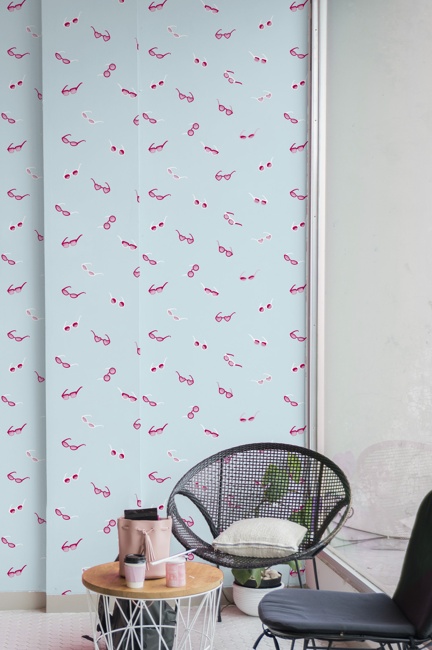 N232-3 Glasses on the nose wallpaper