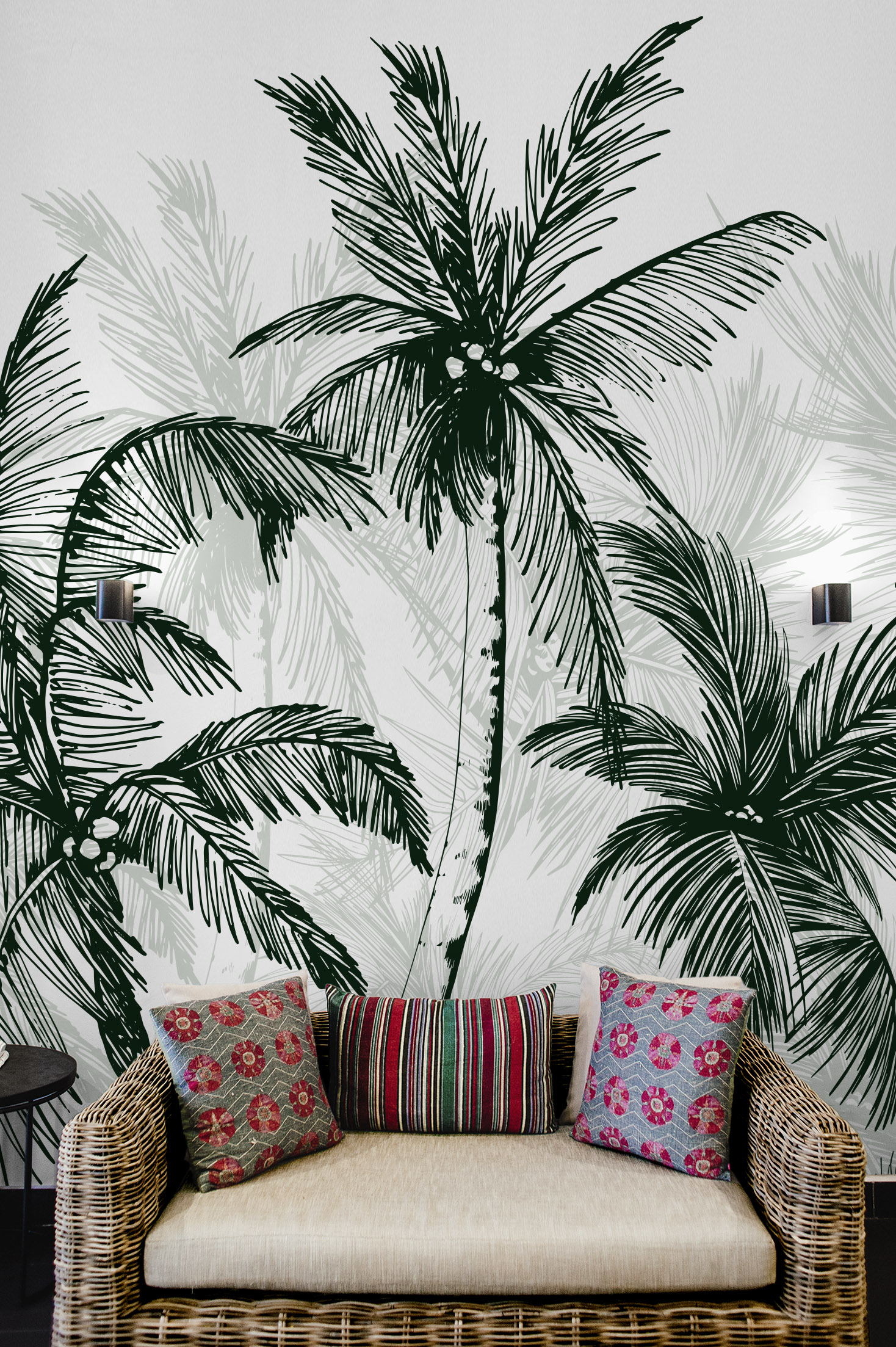Decorative Inspiration: Panoramic Jungle Wallpaper
