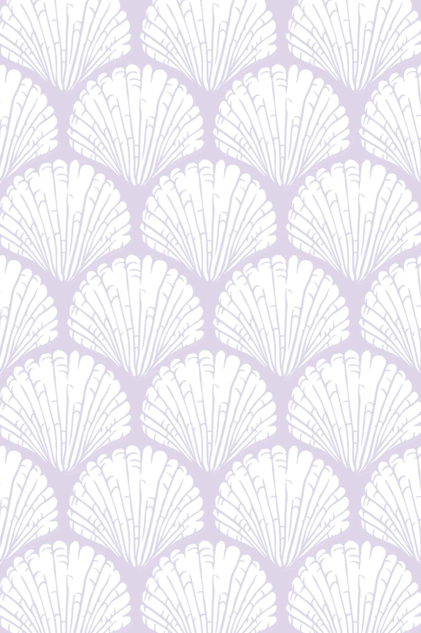 Papier peint coquillage