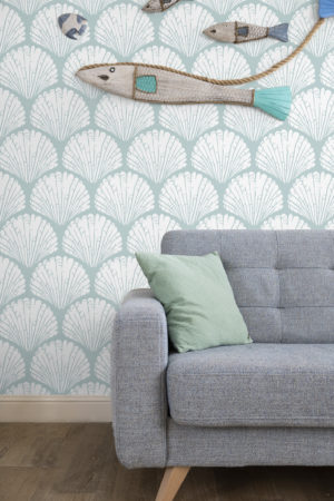 n245-papier-peint-coquillage-bleu