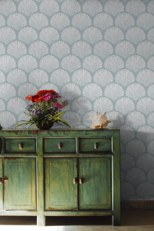 n245-papier-peint-coquillage-bleu