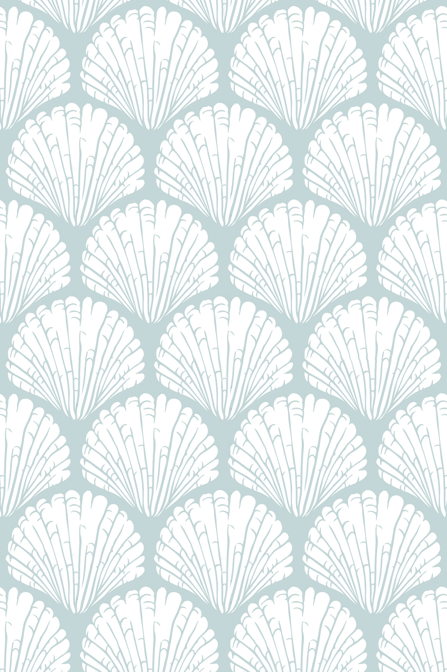 n245-papier-peint-coquillage-bleu