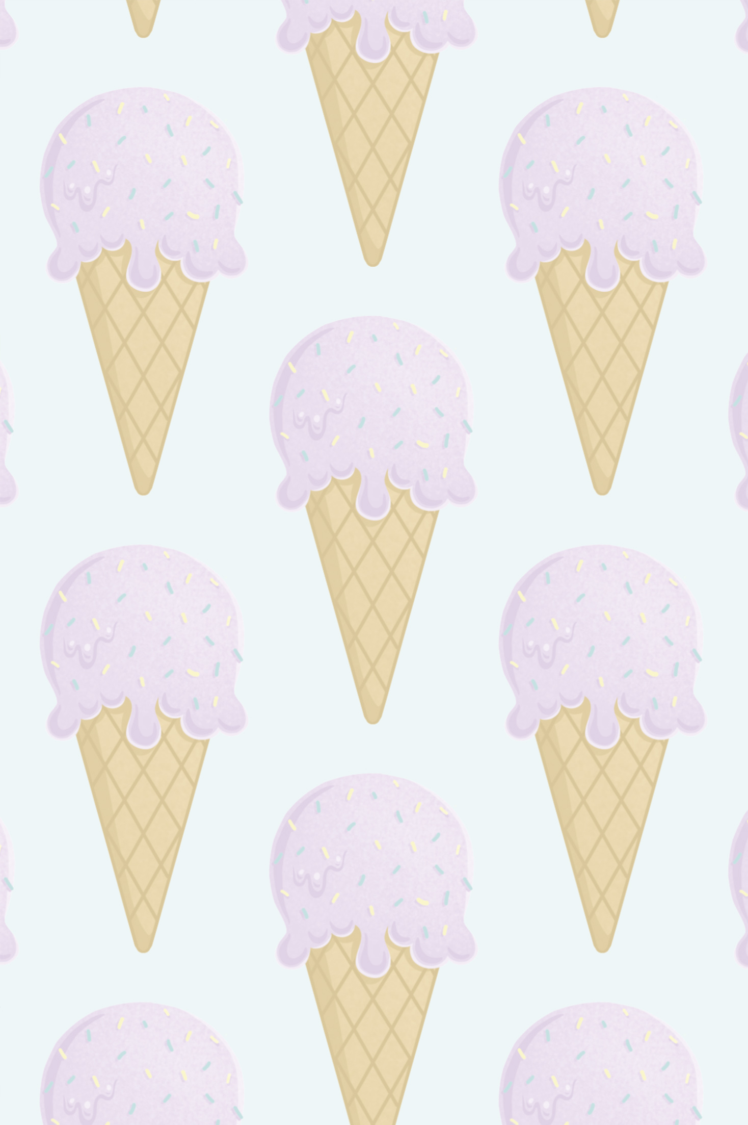 n247_m N°247 Ice cream cone wallpaper