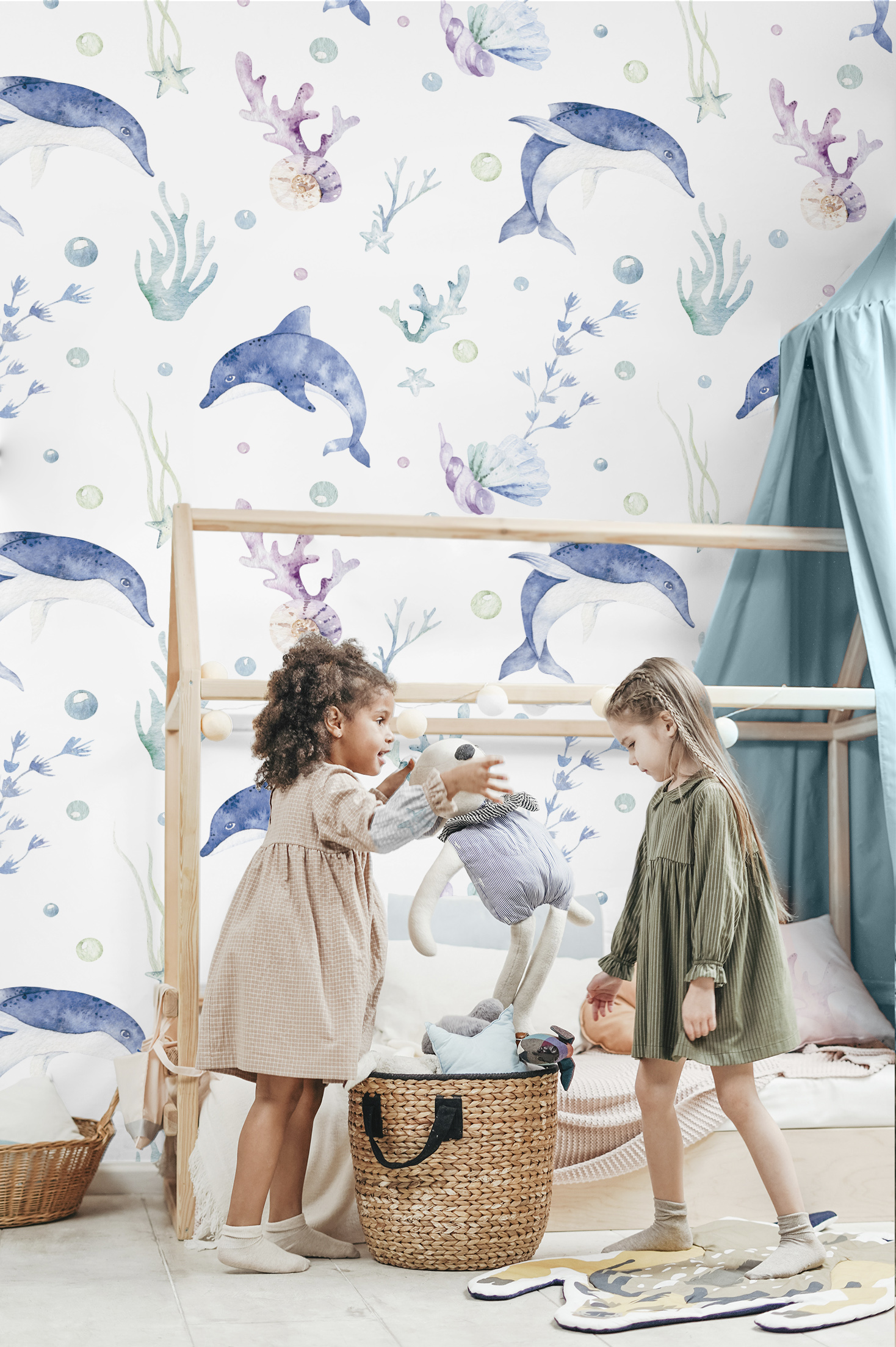 N252 Dolphin Wallpaper for Kids