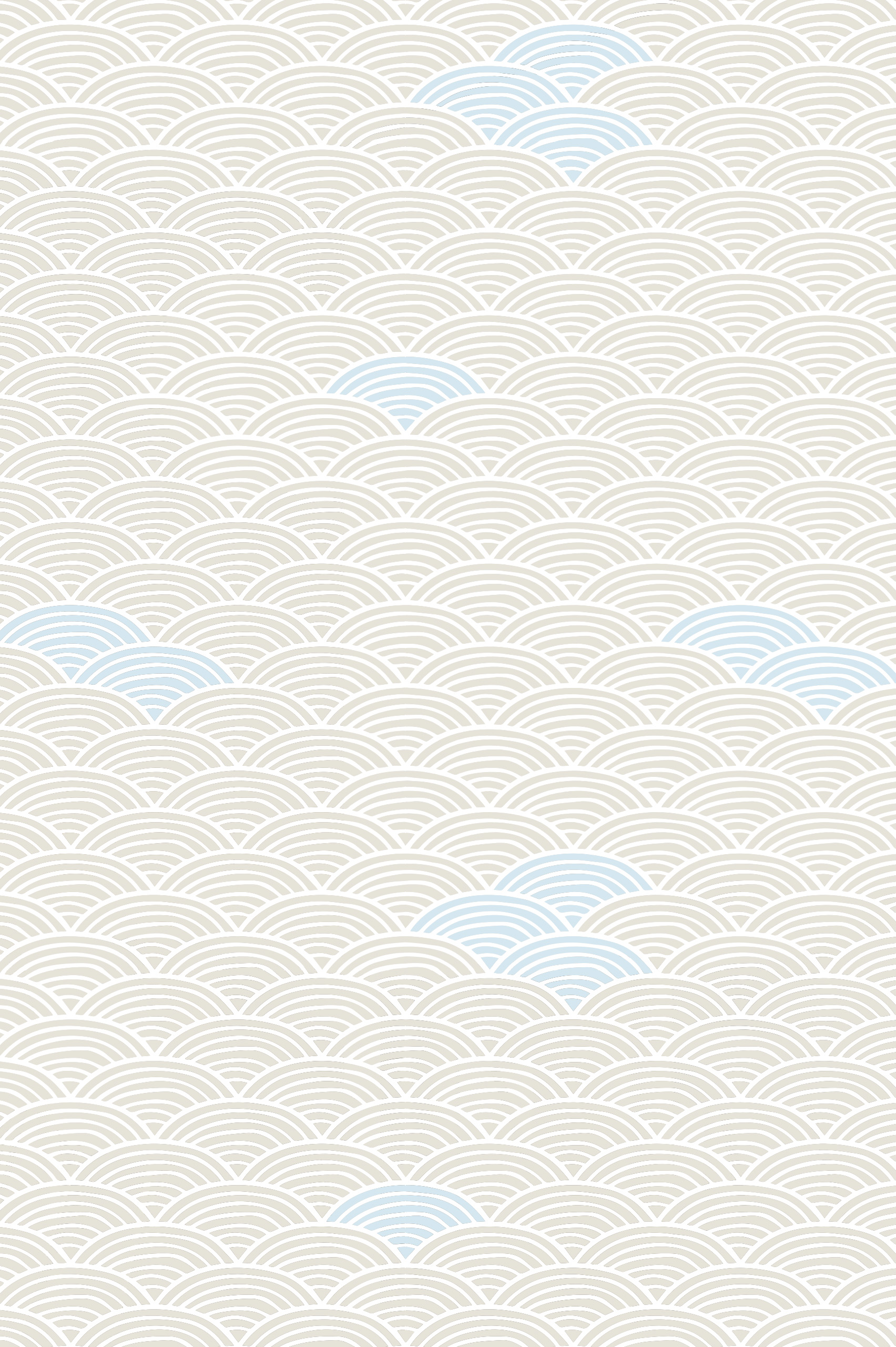 N253 Beige Seigahia Waves Wallpaper