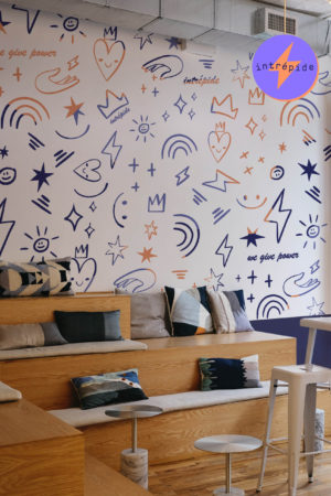 N258 Intrepid Wallpaper Tattoo Public Space Cafeteria