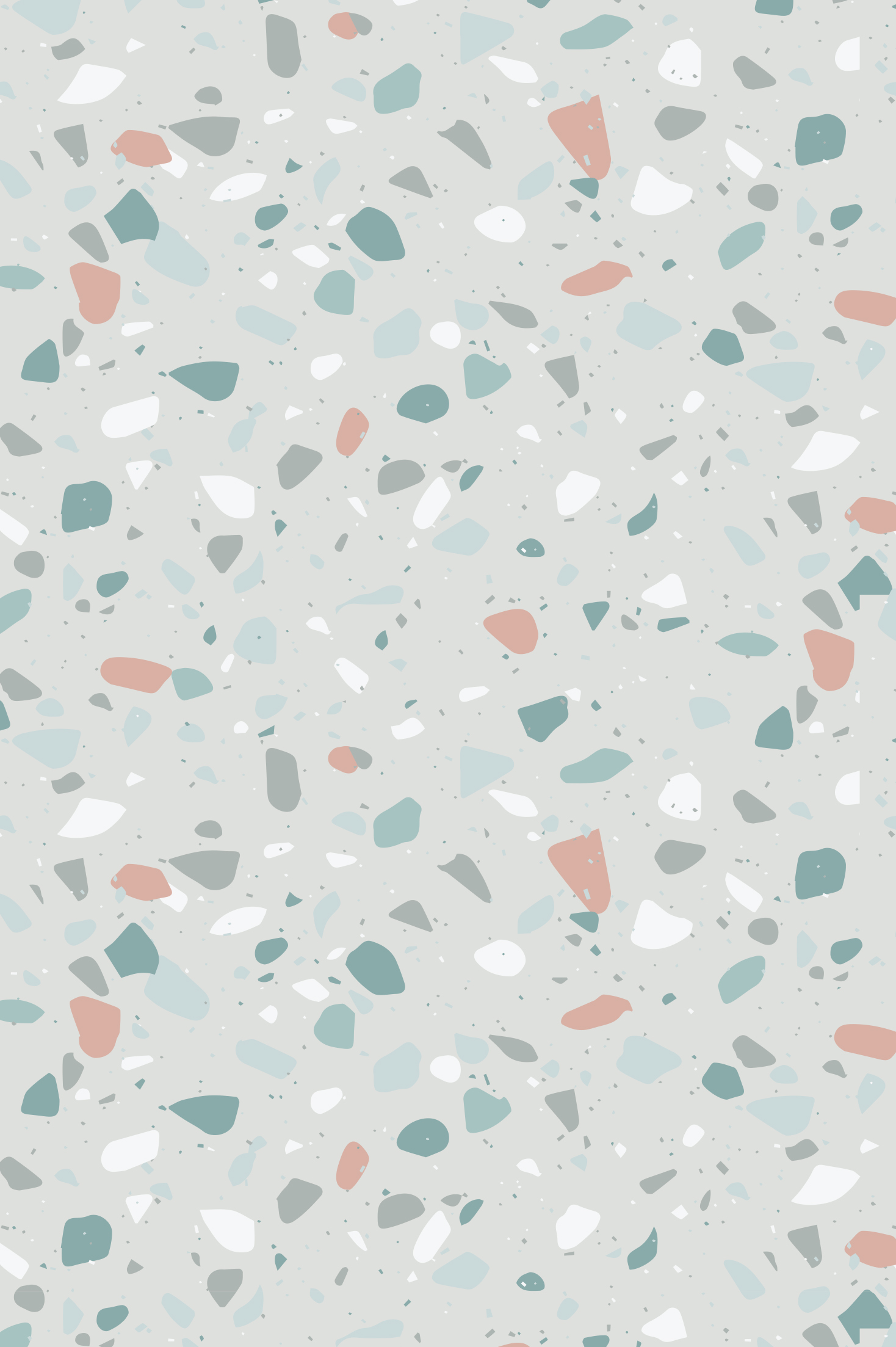 N265 Mediterranean terrazzo wallpaper