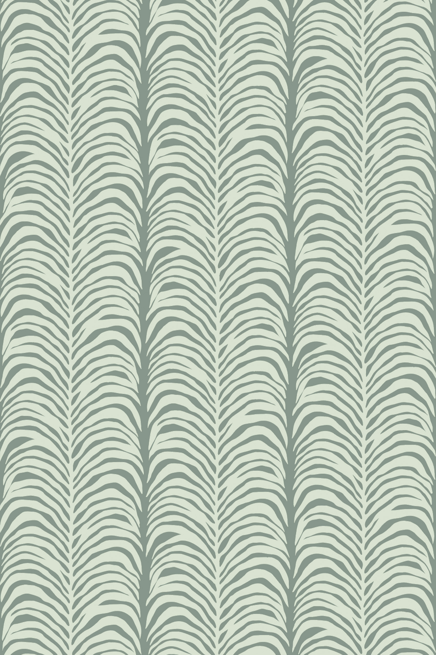 n266-vert-fonce motif papier peint n266 cascade végétale graphique vert foncé motif
