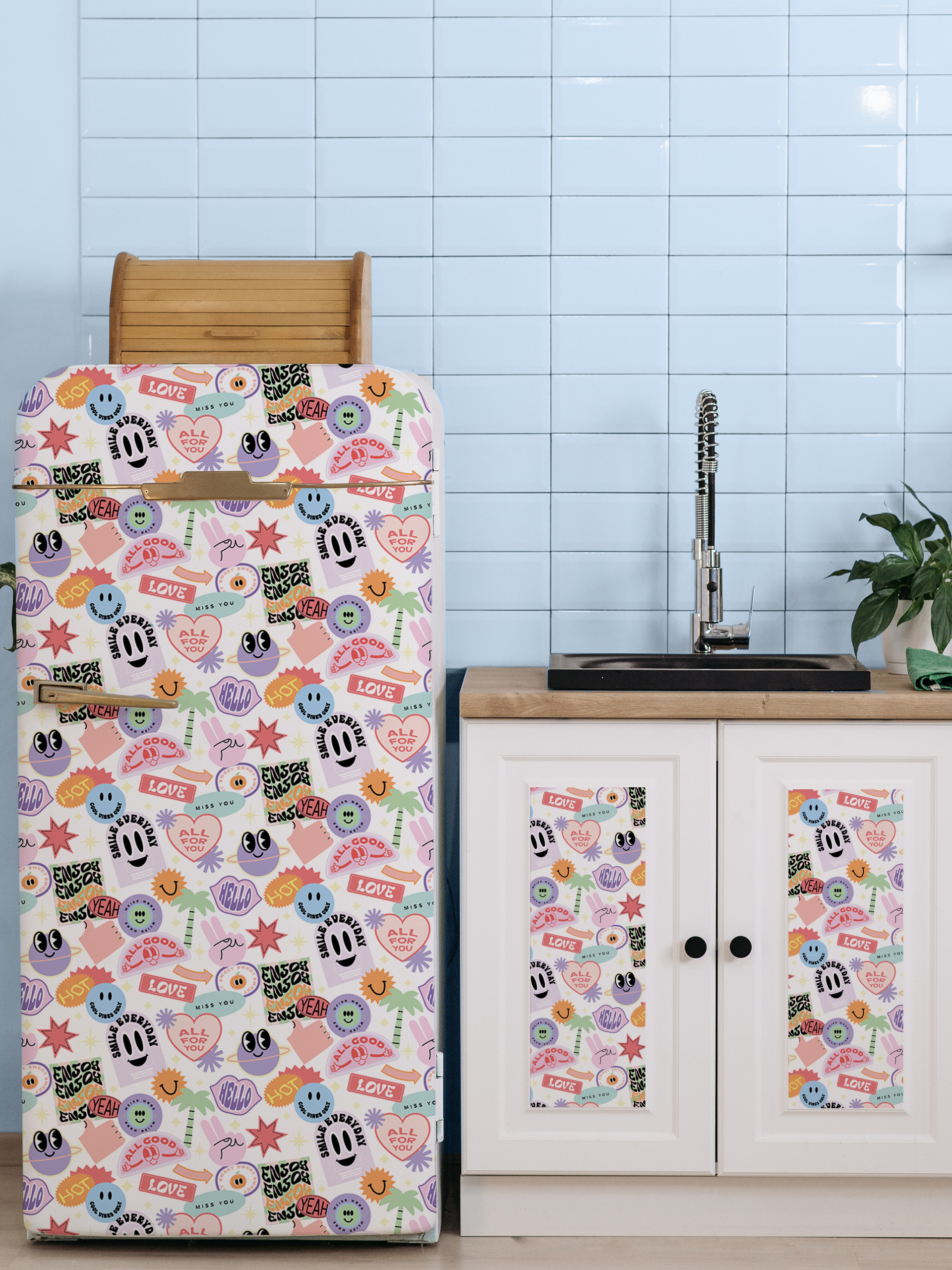 N279 Bomb Decal Wallpaper