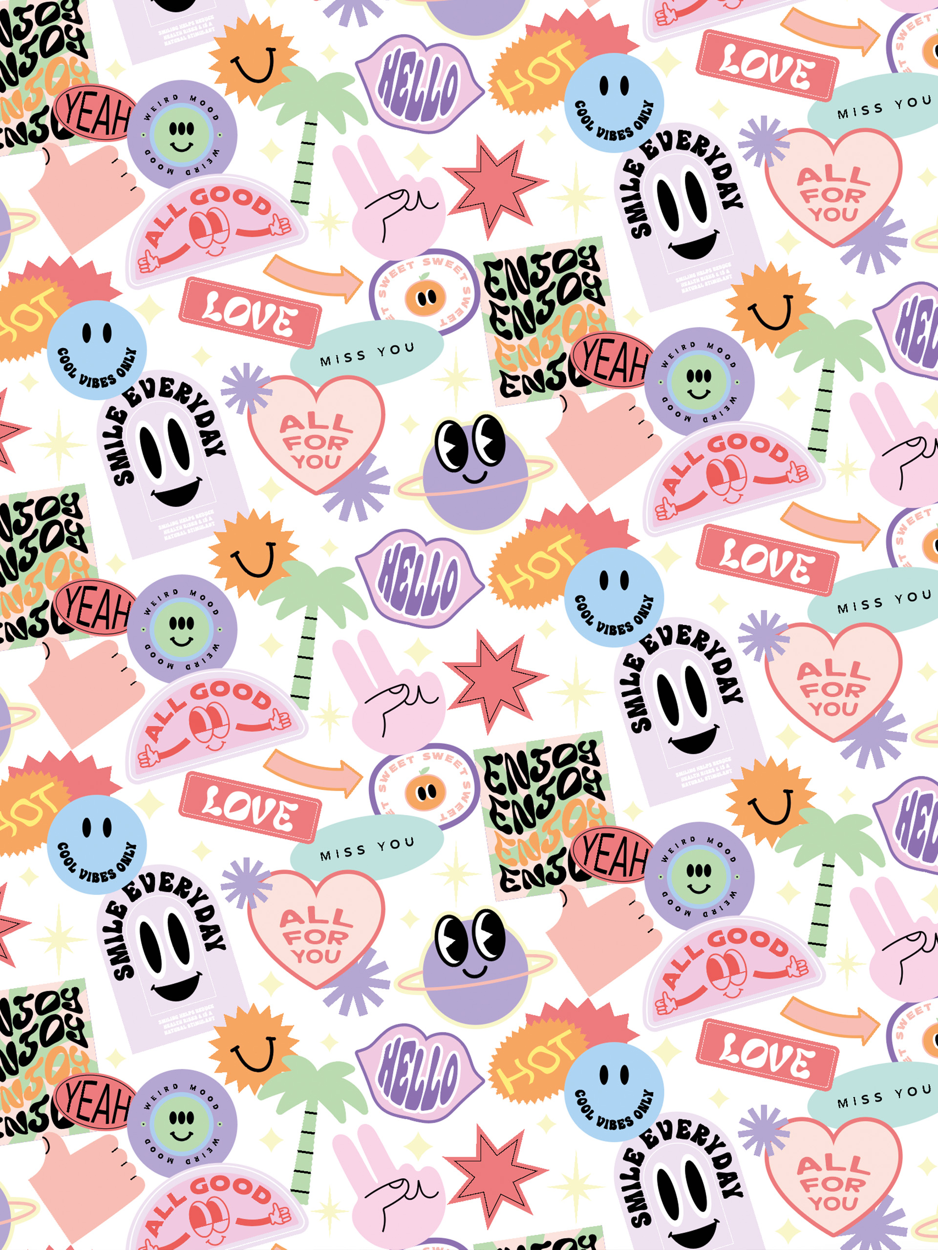 N279 Bomb Decal Wallpaper