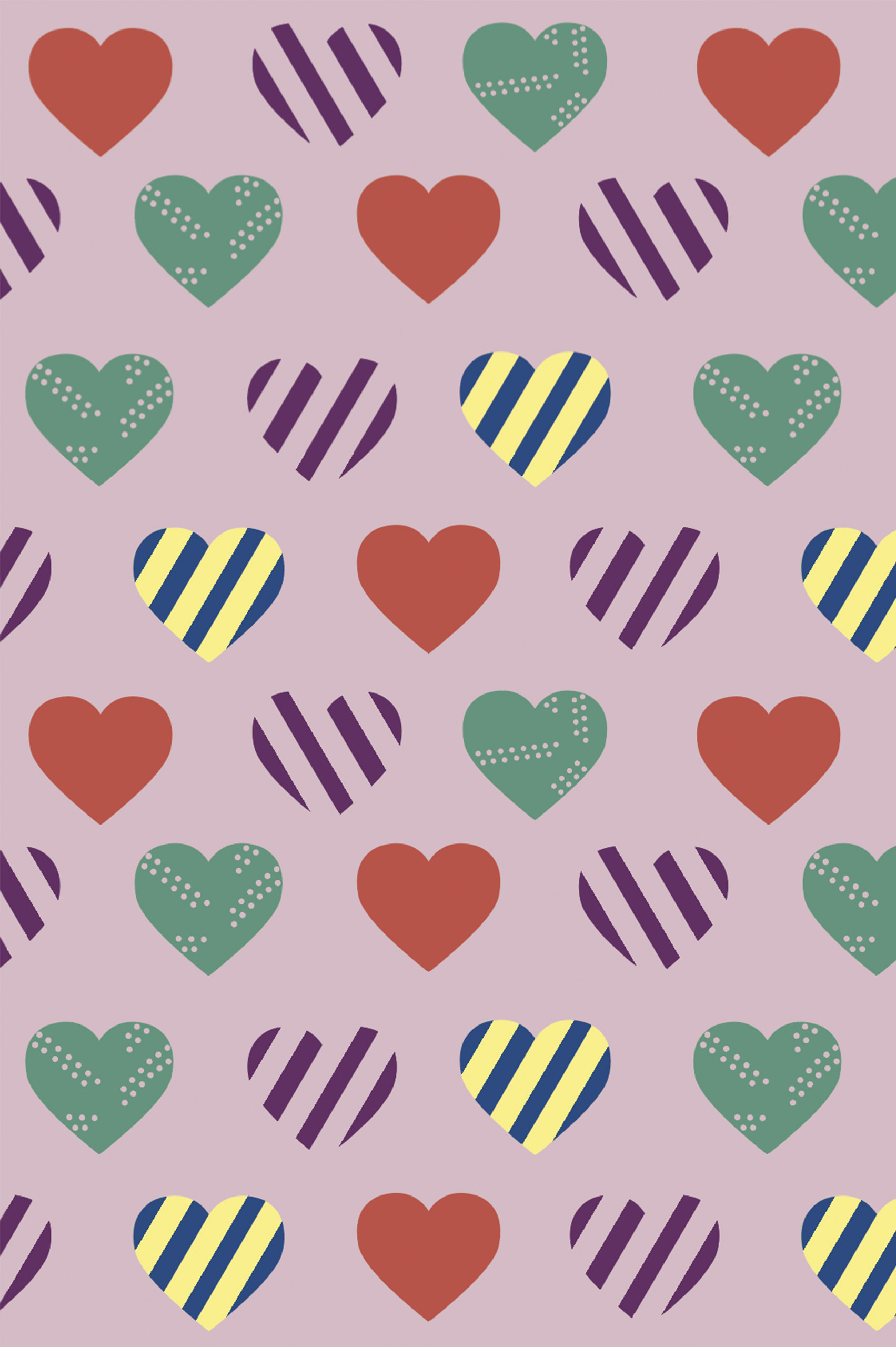 papier papier peint 297 passion coeurs multicolores fond rose motif papier papier peint 297 passion coeurs multicolores fond rose motif