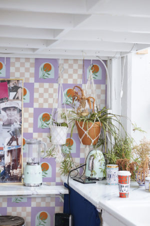 Lady Flora Kitchen Wallpaper n289