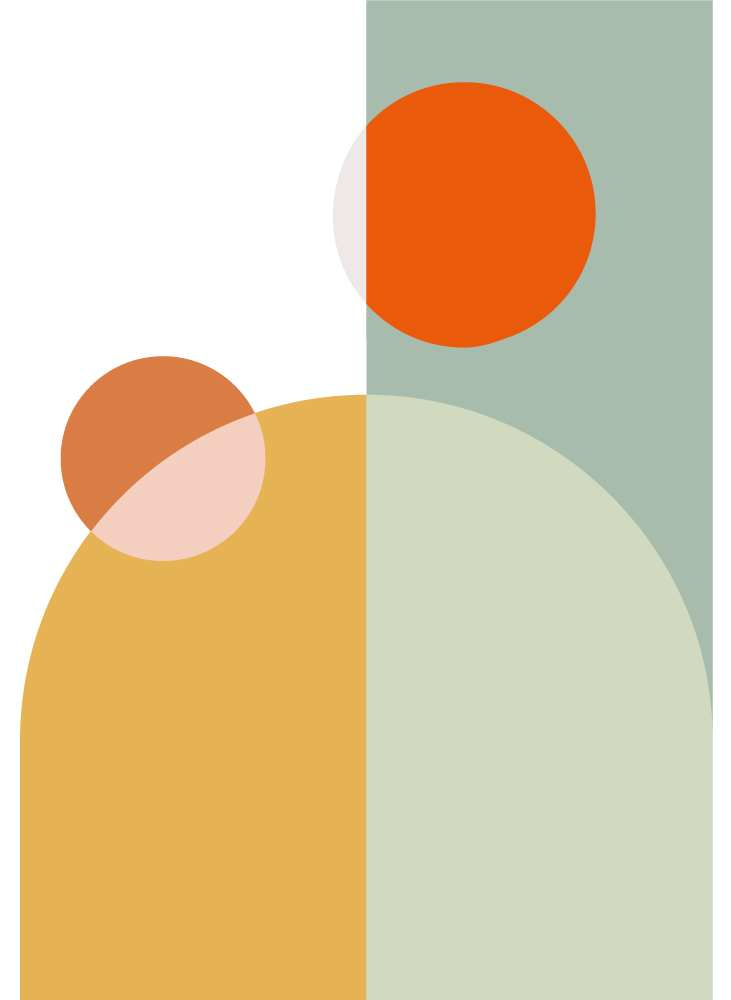 papier peint tête de lit couleurs aux blocs de couleurs vibrantes et dynamiques moyen