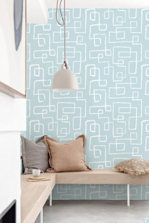 N314 labyrinthe bleu ciel salon