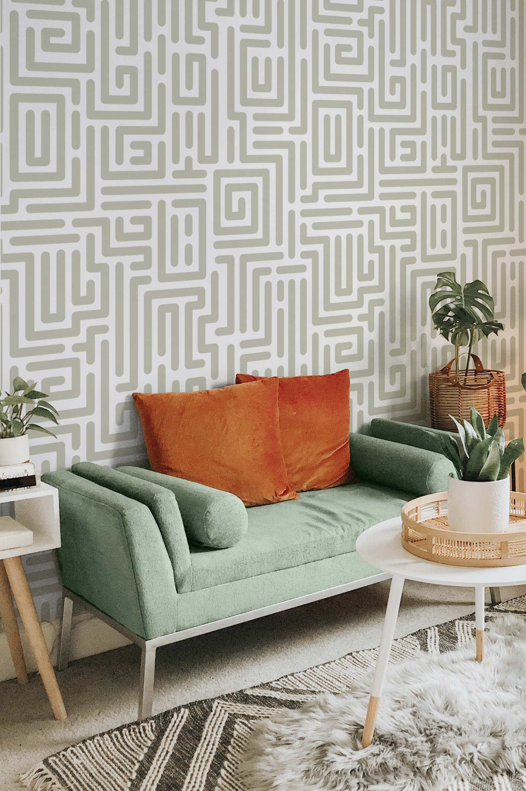papier peint n316 graphique labyrinthe vert salon papier peint n316 graphique labyrinthe vert salon