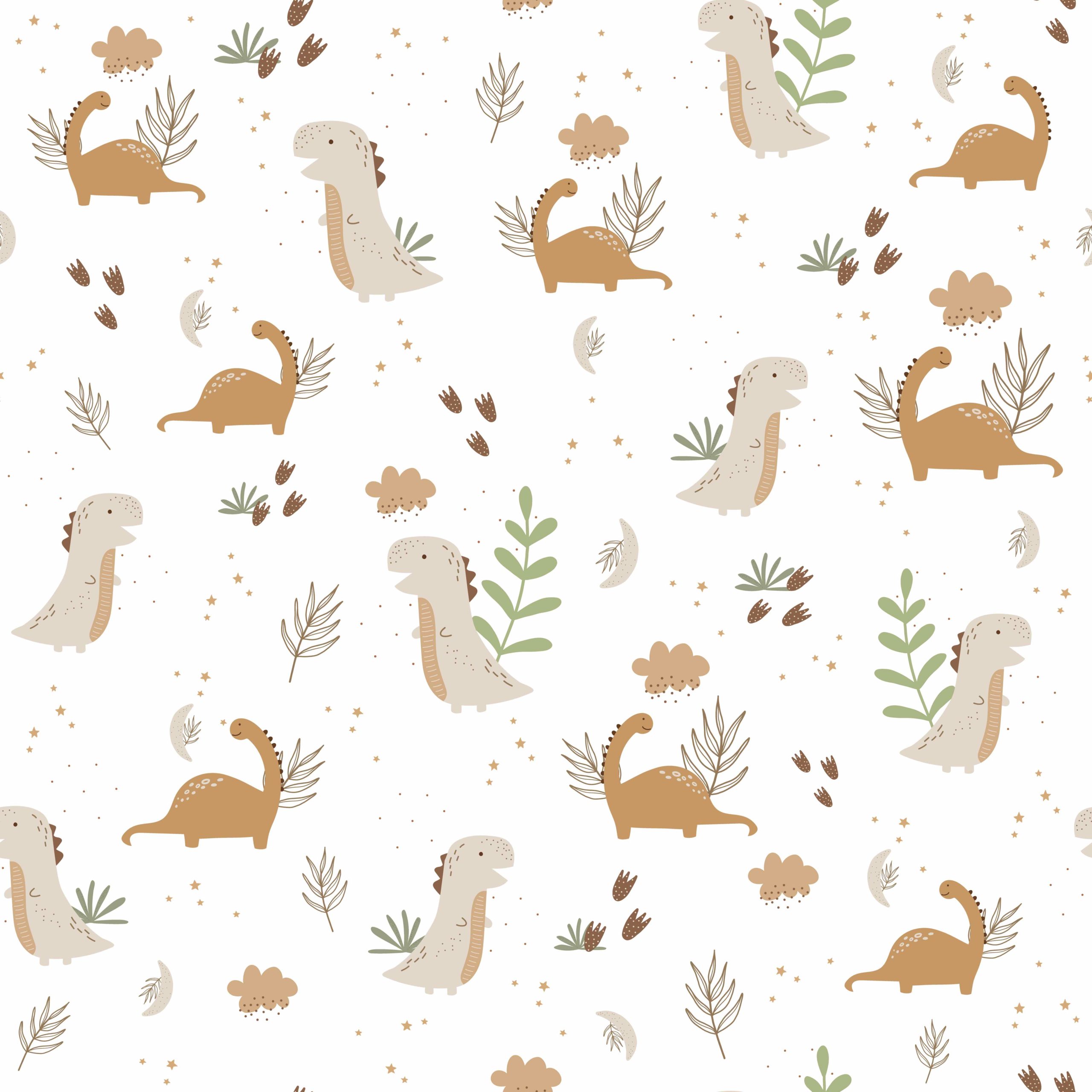 beige dinosaur pattern wallpaper