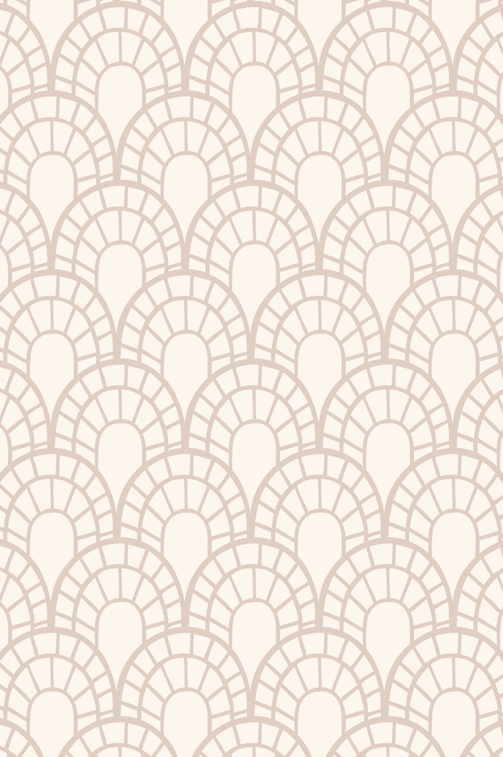 Living room oriental wallpaper tortoiseshell terracotta beige trend